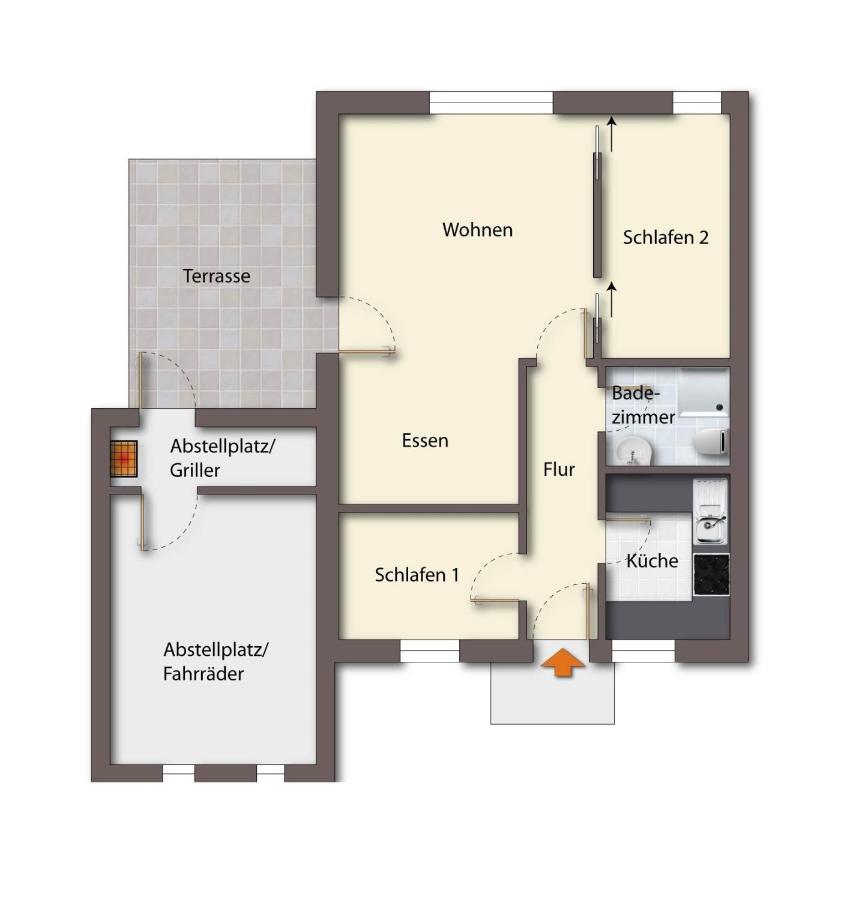 Bootsmann Villa Dornumersiel Exteriör bild
